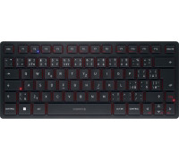 Cherry KW 9200 MINI klawiatura USB + RF Wireless + Bluetooth QWERTZ Czeska Czarny