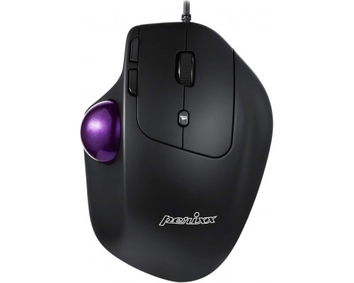 Perixx Perixx PERIMICE-520, wired ergonomic trackball mouse