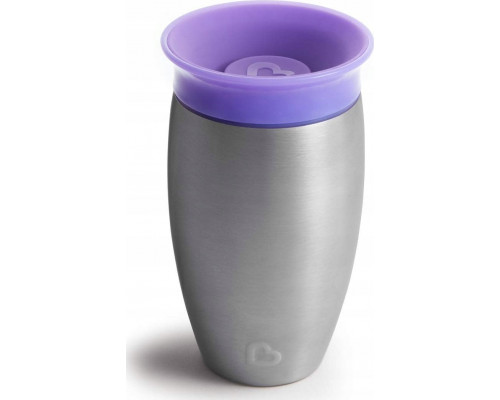 Munchkin MUNCHKIN nerūdijančio plieno puodelis, Miracle 360, 12mėn+, violetinis, 296ml, 05190901