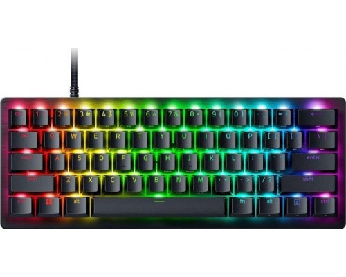 Razer Razer | Mini Klaviatūra žaidimams | Huntsman V3 Pro | Klaviatūra žaidimams | su laidu | Nordic | Juodas | Analog Optical