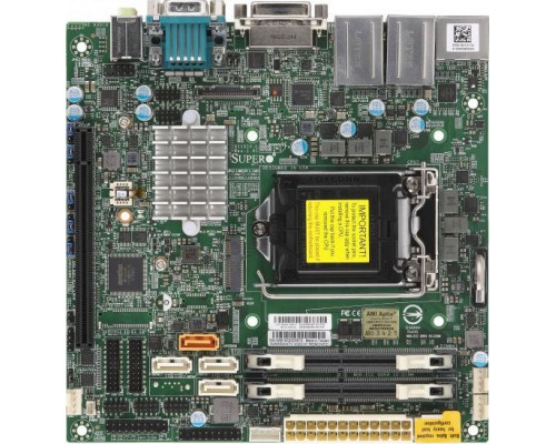 SuperMicro Supermicro Mainboard X11SCV-L mini-ITX Sockel 1151 Bulk