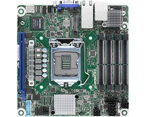 ASRock ASRock Mainboard E3C246D4I-2T mini-ITX Sockel 1151 Single