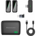 Medialove Mikrofony Medialove bezprzewodowe krawatowe SX6 + powerbank