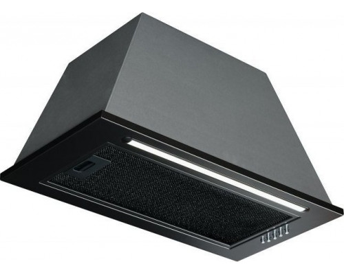 Toflesz LINEA BRAVO 60CM Black DO ZABUDOWY 500m3/h