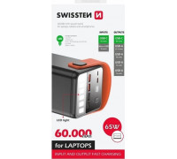 Sourcing Swissten Power Line Power Bank External Charging Battery 60,000 mAh / 65W