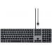 Satechi aluminiowa Satechi Aluminum Wired Keyboard USB-A space gray