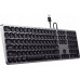 Satechi aluminiowa Satechi Aluminum Wired Keyboard USB-A space gray