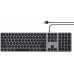 Satechi aluminiowa Satechi Aluminum Wired Keyboard USB-A space gray