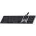 Satechi aluminiowa Satechi Aluminum Wired Keyboard USB-A space gray