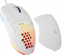 Rampage BLINK gamingowa USB RGB sensor optyczny 825F White 12800 dpi (BLINK-WHITE)