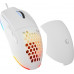 Rampage BLINK gamingowa USB RGB sensor optyczny 825F White 12800 dpi (BLINK-WHITE)