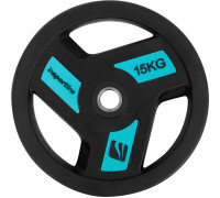 inSPORTline rubberized Herk 15kg 30mm - 9203