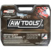 AWTools AWTOOLS ZESTAW KLUCZY   72el  1/2" / 1/4" BLACK LINE