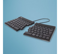 R-GO Tools R-Go Tools Ergonomiczna R-Go Split Break klawiatura, z oprogramowaniem do robienia przerw, QWERTY (ES), Bluetooth, czarna