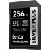 SD  Lexar Professional Silver Plus SDXC 256 GB Class 10 UHS-I/U3 V30 (LSDSIPL256G-BNNNG)