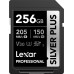 SD  Lexar Professional Silver Plus SDXC 256 GB Class 10 UHS-I/U3 V30 (LSDSIPL256G-BNNNG)