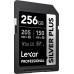 SD  Lexar Professional Silver Plus SDXC 256 GB Class 10 UHS-I/U3 V30 (LSDSIPL256G-BNNNG)
