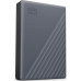 HDD WD WD My Passport WDBRMD0040BGY-WESN - Festplatte - verschlusselt - 4 TB - extern (tragbar) - USB 3.2 Gen 1 - 256-Bit-AES - Silicon Gray