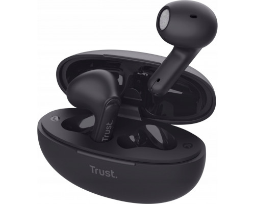 Trust Ausinės EARPHONES YAVI BT ENC/Juodas 25298 TRUST