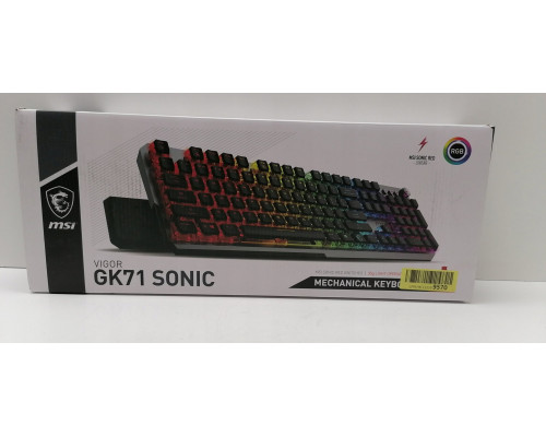 MSI MSI Vigor GK71 Sonic Red DE Keyboard retail