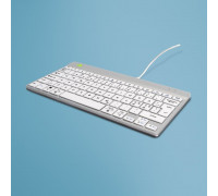 R-GO Tools R-Go Tools Compact Break RGOCONDWDWH, Mini, Wired, USB, QWERTY, White