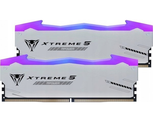 Patriot Patriot DDR5 - 48GB - 6400 - CL - 32 (2x 24 GB) dual kit, memory (black, PVXR548G64C32KM, Viper Xtreme 5 MPower RGB, INTEL XMP)