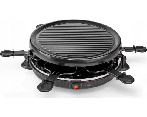 Nedis Nedis FCRA210FBK6 grill raclette 6 os. 800 W Black