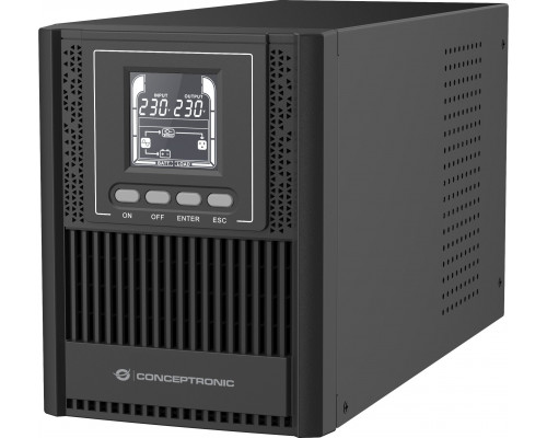 UPS Conceptronic Conceptronic ZEUS52E1K charger UPS double conversion (online) 1 kVA 900 W 4 x gniazdo sieciowe