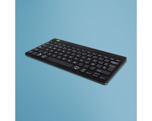 R-GO Tools R-Go Tools Ergonomiczna R-Go Compact Break klawiatura, Bluetooth, z oprogramowaniem do robienia przerw, QWERTY (ES), czarna