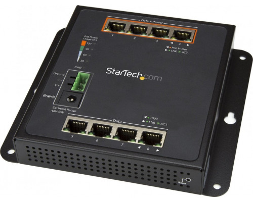 Switch StarTech IES81GPOEW