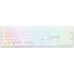 Ducky Ducky Zero 6108 Pure White Wireless Gaming Tastatur - MX2A Red (US)