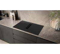 Siemens Siemens ED811BS16E iQ300, independent hob (black, 80 cm, with integrated extractor hood)