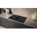 Siemens Siemens ED811BS16E iQ300, independent hob (black, 80 cm, with integrated extractor hood)