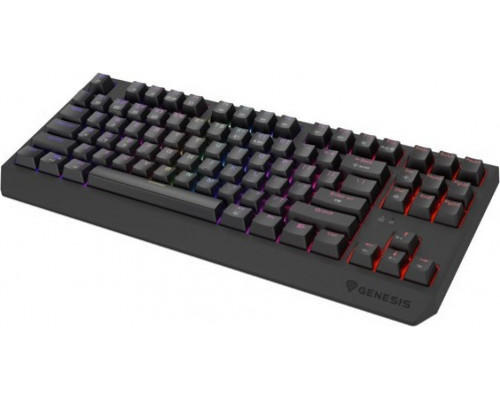 Genesis Genesis Thor 230 TKL Wireless czarna RGB Outemu Red