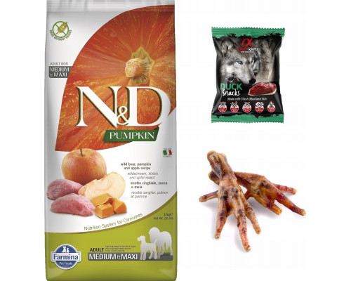 Farmina Pet Foods FARMINA PIES N&D 800g PRIME WILD  BOAR AND APPLE ADULT MINI