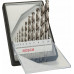 Bosch Bosch Robust drill set, 5 pieces, with I-Rack, drill & bit set (i-BOXX 53)