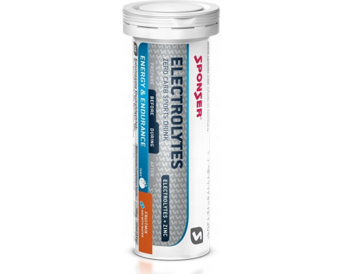 Sponser Elektrolīti SPONSER ELECTROLYTES TABS Ogu tabletes (12 x 10 tab.) (NEW)