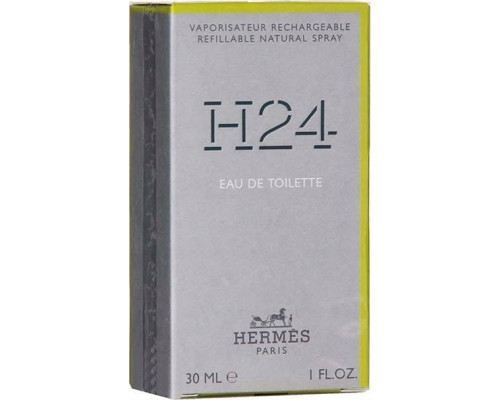 Hermès Hermes, H24, Eau De Toilette, For Men, Refillable, 30 ml For Men