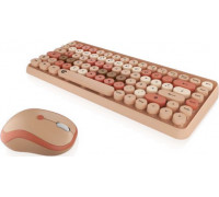 Keysonic KeySonic Desktop-Set KSKM-5200M-RF (DE) Wireless sand/creme