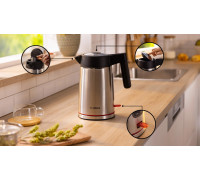 Bosch Bosch kettle MyMoment TWK6M480 (stainless steel/black, 2,400 watts, 1.7 liters)