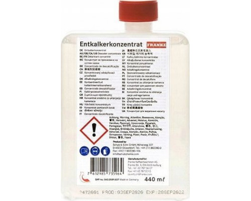 Franke Descaling cartridge FRANKE, 0.44 l