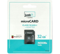 SD  JustPi Raspberry Pi OS sistema Micro SD 32GB Klasa 10 (AN-14696)
