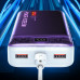 Wekome WEKOME WP-351 Vanguard Series - Power bank 20000 mAh PD 20W + QC 22.5W (Violet / Przezroczysty)