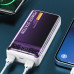 Wekome WEKOME WP-351 Vanguard Series - Power bank 20000 mAh PD 20W + QC 22.5W (Violet / Przezroczysty)