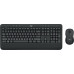 Logitech Logitech MK545 ADVANCED Wireless Keyboard and Mouse Combo klawiatura Dołączona myszka Biuro RF Wireless Francuski Black