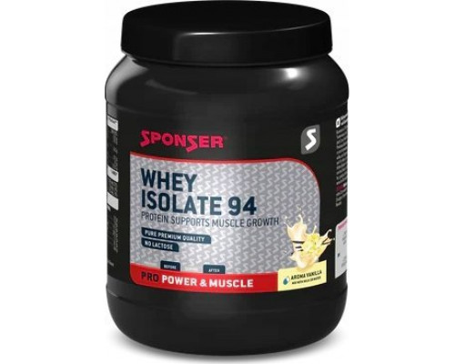 Sponser WHEY ISOLATE 94 Vaniļas 850g skārda (NEW)