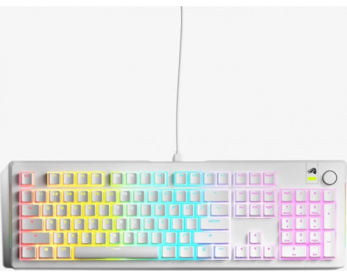 Glorious Glorious GMMK 3 100 % Custom Gaming-Tastatur - Pre-Built, ANSI (US), Fox Switches, weiß