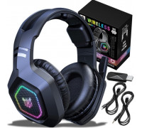 Onikuma ONIKUMA B100 gaming nauszne BT : Kolor - czarny