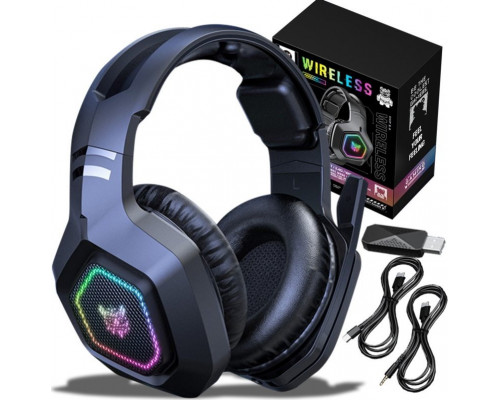 Onikuma ONIKUMA B100 gaming nauszne BT : Kolor - czarny