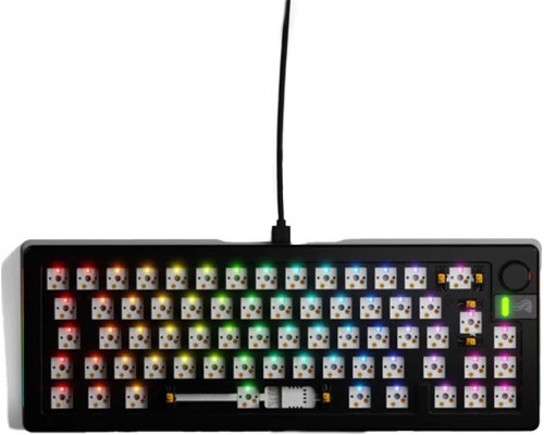 Glorious Glorious GMMK 3 Pro 65 % Custom Gaming-Tastatur - Barebone, ISO-Layout, schwarz